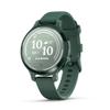 Garmin Lily 2 Active, Small and Stylish Smartwatch, Built-in GPS, Hidden Display, Patterned Lens, Up to 9 Days Battery Life, Jasper Green with Jasper Green Silicone Band view 1
