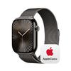 Apple Watch Series 10 [GPS + Cellular 46mm] with Slate Titanium Case with Slate Milanese Loop - M/L. Fitness Tracker, ECG App, Always-On Retina Display, Carbon Neutral with AppleCare+ (2 Years) view 1