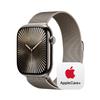 Apple Watch Series 10 [GPS + Cellular 46mm] with Natural Titanium Case with Natural Milanese Loop - M/L. Fitness Tracker, ECG App, Always-On Retina Display, Carbon Neutral with AppleCare+ (2 Years) view 1