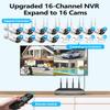 (2-Antennas for Wi-Fi Enhanced) Outdoor Wireless Security Camera System Video Surveillance Cameras DVR Recorder System view 4