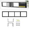 DirectNine Basics Iron CD DVD Rack, Black, 86.8cmx15.7cm, Home Entertainment, Offices, Libraries view 3