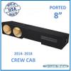 2014-2018 Silverado Crew Cab Truck Sub Box 8" Dual Ported Subwoofer Enclosure Speaker Box Ground Shaker Speaker Box Stereo Subwoofer Box Enclosure Car Audio Home Audio Ground-Shaker view 2