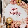 Sinload Happy Birthday Backdrop Decal for Party Photo, Red view 1