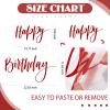 Sinload Happy Birthday Backdrop Decal for Party Photo, Red view 2