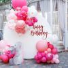 Sinload Happy Birthday Backdrop Decal for Party Photo, Red view 4