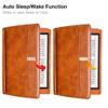 PMPLBEBAZ Luxury Ebook Cover Suitable for Kobo Nia N306 eReader Folio Leather Case Protector Bag Magnetic Auto Sleep(Brown) view 4