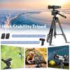 Binocular Tripod, 72 Spotting Scope Tripod Stand with Binocular Adapter and 2 QR Plates, Travel Camera Stand with Phone Holder/Carry Bag, Compatible with Binoculars/Spotting Scope/Camera/Phone view 4