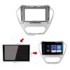 JNOEEDWN Car 10.1 Inch Radio Fascia Compatible with MG GT 2014-2016 Frame Android 2Din MP5 Player Stereo Panel view 3