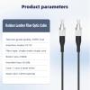 Jeirdus FC to FC 100Meters fios Outdoor Armored 9/125 Singlemode Fiber Optic Cable Jumper Optical Patch Cord FTTH FIOS Home FC/UPC to FC/UPC view 2
