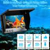 Fishing Camera, 220 Ultra-Wide 1080P HD Underwater Fishing Camera with 4.3" LCD & IR Night Vision, 50ft Cable for Ice Lake Boat Kayak Fishing view 2