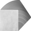 (2,000) White 2-Disc CD DVD Fabric-Lined Ring Binder Wallet Sleeves - #CRY-2SVWH view 1