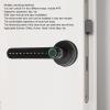 Intelligent Fingerprint Door Lock, Password Door Lock for Tuya APP Control for Household Hotels view 3