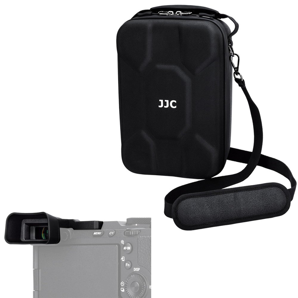 Camera Eyecup+ Hard Camera PouchCamera Eyecup for Sony with Hard Camera Travel Carrying Case