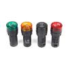 10pcs AD16-22SM Buzzer Intermittent with Light LED Flash Sound and Light Alarm AC and DC12V/24V/AC220V(Green,10PCS_380V) view 1