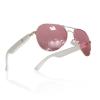 Smart Glasses for Men & Women, Bluetooth Audio Glasses with Speakers, UV400 Polarized Lens, Support Fast Charging, Touch Control & Voice Assistant, Bluetooth Sunglasses for Travel Cycing DrivingPink