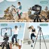 Camera Tripod Stand, 68" Phone Tripod for Tablet with Remote and Holder, Lightweight and Compact Travel Tripod for Canon Sony Camera, Compatible with DSLR, iPhone, iPad view 2