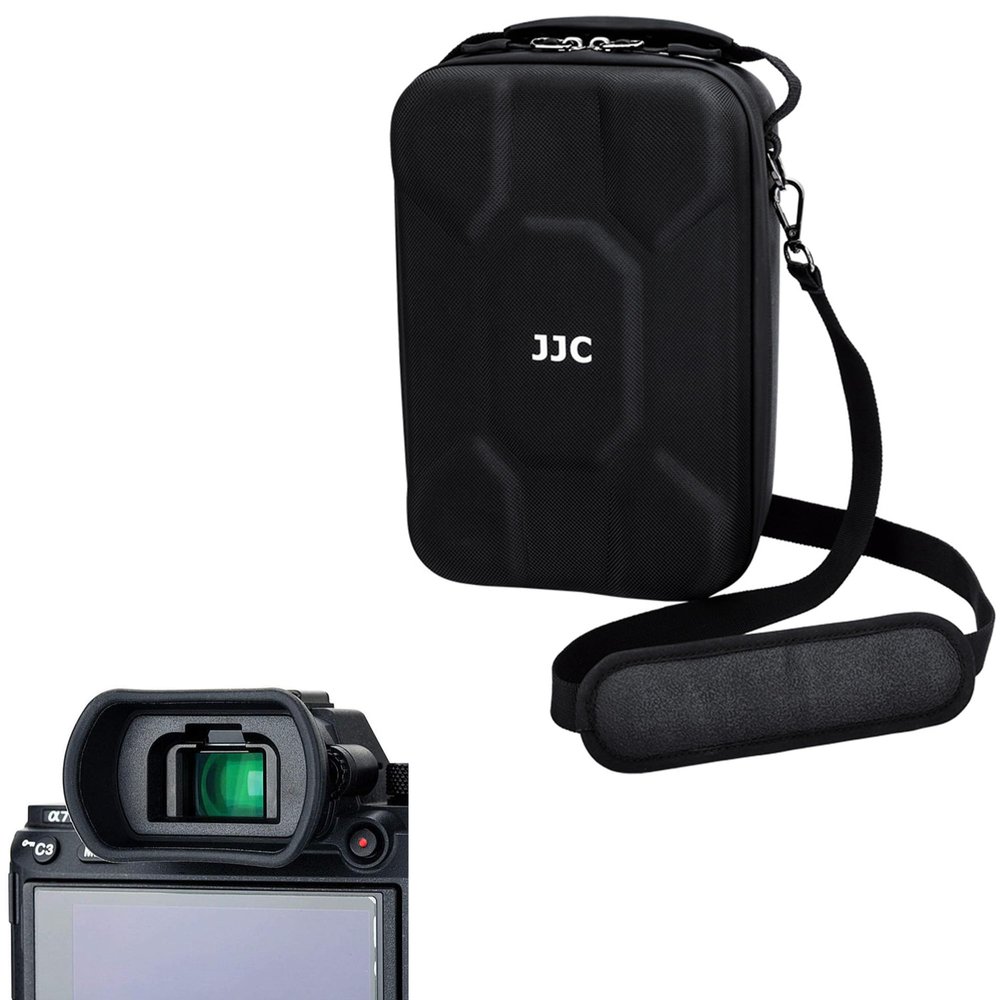 Camera Eyecup + Hard Camera PouchCamera Eyecup for Sony with Hard Camera Travel Carrying Case