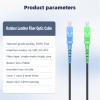 Jeirdus SC/PC-SC/APC 450Meters Outdoor Armored 9/125 Singlemode Fiber Optic Cable Jumper Optical Patch Cord FTTH FIOS Home SC/UPC to SC/APC view 2