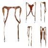KANGQL Waist Belt, Leather Shoulder Strap for Camera Harness Strap Double Camera Double Camera Holder for a Fit Suspenders view 3