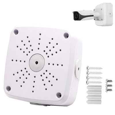 PUYREEINN Universal Dome Camera Junction Box,Security Camera Mount Bracket,CCTV IP Surveillance Cameras Holder, ABS Plastic Dome Camera Mount(1 Pack)