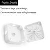 PUYREEINN Universal Dome Camera Junction Box,Security Camera Mount Bracket,CCTV IP Surveillance Cameras Holder, ABS Plastic Dome Camera Mount(1 Pack) view 4