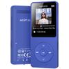 AGPTEK A02 MP3 Player with Bluetooth 5.3, 1.8 inch Screen Portable Music Player with Speaker, FM Radio, Voice Recorder, Supports Expanded Up to 128GB(Blue, 32GB) view 1