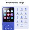 AGPTEK A02 MP3 Player with Bluetooth 5.3, 1.8 inch Screen Portable Music Player with Speaker, FM Radio, Voice Recorder, Supports Expanded Up to 128GB(Blue, 32GB) view 3
