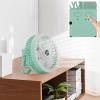 Bottone USB Desk Fan with LED Adjustment Ultra-Quiet 3 Speeds Portable Powerful Desktop Table Fan Cooling Fan for Home view 4