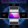 PYS 4-Way Privacy Screen for MacBook Pro 13 Inch (2016-2022, M1, M2) & MacBook Air 13 Inch (2018-2021, M1) - 360 Anti-Spy Filter, Matte Anti-Glare Protector, Scratch-Resistant Film, Laptop Privacy Filter Shield view 2