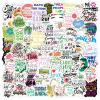 100pcs Inspirational Stickers, Motivational Words Stickers for Girl Teen Adult Water Bottle Positive Quote Vinyl Stickers for Laptop Encouraging Affirmation Decal for Teacher Journaling Scrapbook view 1