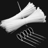 1000pcs Cable Ties Pa66 Nylon SelfLocking Strong Locking Force Heavy Duty Cable Tie White view 2