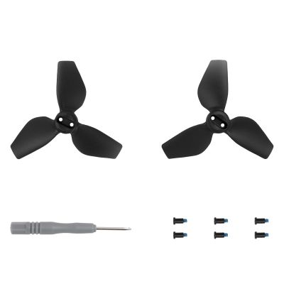 XBERSTAR Propellers for DJI Neo Propellers Replacement Blades Colourful propellers for DJI Neo Accessories (Black, 1 Pairs)
