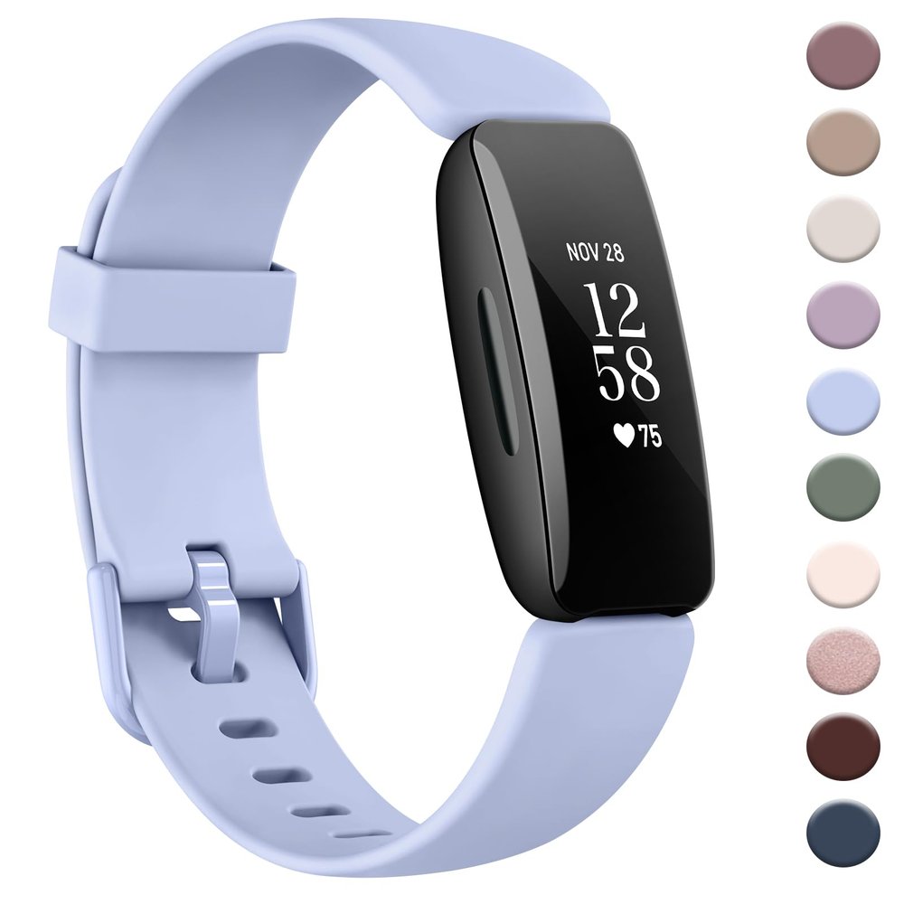 AK Band Compatible with Fitbit Inspire 2 Bands for Women Men, Adjustable Replacement Sport Wristbands Straps for Fitbit Inspire 2 / Ace 3 (Baby Blue)