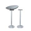 ZGOUO Speaker Stand is Compatible with Bowers&Wilkins Zeppelin SpeakersUniversal for 5th and 6th Generation Made of Aluminum Alloy Material, recessed Design and Hidden Power Supply (Silver Pair) view 1