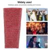 Mic Handle Sleeve, Microphone Sleeve for Party & TV Show, with Sparkly Bling Rhinestones, for Shure SM58 Microphone Accessories (Red) view 4