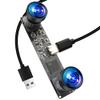 MMlove Monochrome Black/White USB Stereo Camera Module 800P 120fps Global Shutter Synchronous Dual Lens 3D Webcam 101 Viewing Angle Lightburn Camera for VR Face Recognition,PC/Laptop/Raspberry Pi view 1