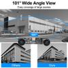 MMlove Monochrome Black/White USB Stereo Camera Module 800P 120fps Global Shutter Synchronous Dual Lens 3D Webcam 101 Viewing Angle Lightburn Camera for VR Face Recognition,PC/Laptop/Raspberry Pi view 2