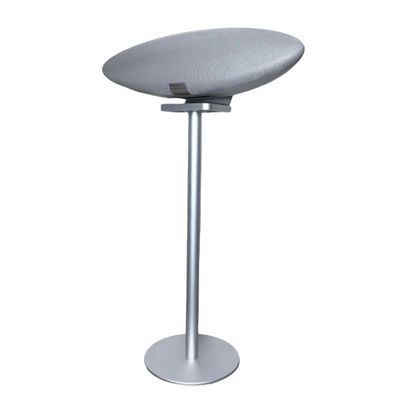 ZGOUO Speaker Stand is Compatible with Bowers&Wilkins Zeppelin SpeakersUniversal for 5th and 6th Generation Made of Aluminum Alloy Material, recessed Design and Hidden Power Supply (Silver Single)