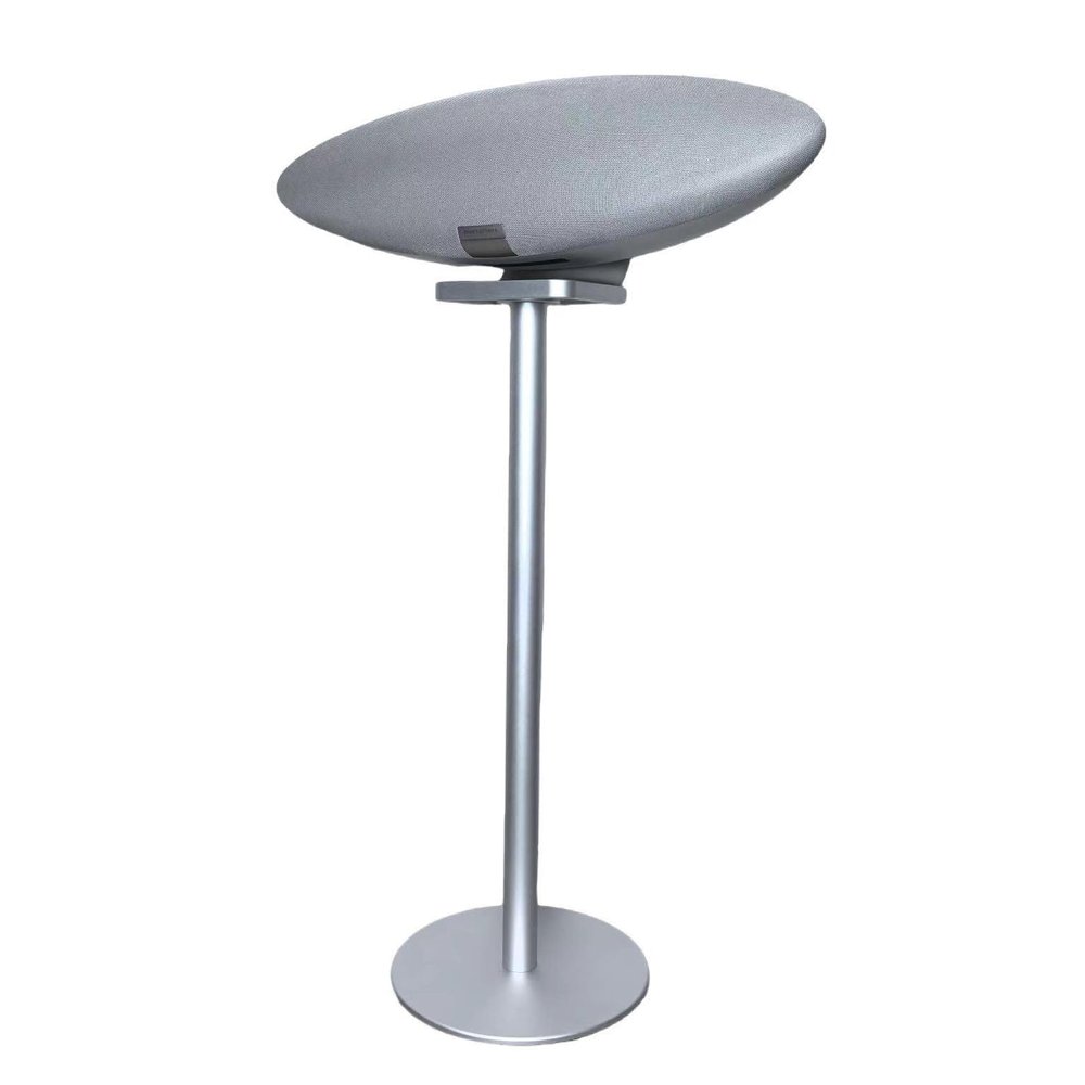ZGOUO Speaker Stand is Compatible with Bowers&Wilkins Zeppelin SpeakersUniversal for 5th and 6th Generation Made of Aluminum Alloy Material, recessed Design and Hidden Power Supply (Silver Single)