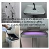 ZGOUO Speaker Stand is Compatible with Bowers&Wilkins Zeppelin SpeakersUniversal for 5th and 6th Generation Made of Aluminum Alloy Material, recessed Design and Hidden Power Supply (Silver Single) view 4