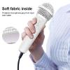 Gugxiom Mic Handle Sleeve, Microphone Sleeve for Party & TV Show, with Sparkly Bling Rhinestones, for Microphone Accessories (Silver) view 2