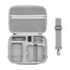 Drone Carrying Case for DJI Neo Portable Storage Bag Crossbody Bag Suitcase Large Capacity Travel Handbag Anti-Scratch Anti-drop Protective Case With Shoulder Strap Accessories (Grey PU) view 2