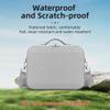 Drone Carrying Case for DJI Neo Portable Storage Bag Crossbody Bag Suitcase Large Capacity Travel Handbag Anti-Scratch Anti-drop Protective Case With Shoulder Strap Accessories (Grey PU) view 4