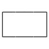 60 100inch 16:9 HD Projector Screen, 3D Film Portable Projector Screen Curtain Wall Mount White Projector Screen Movie Screens for Projector, HD Projector Screen Movie Screen view 4