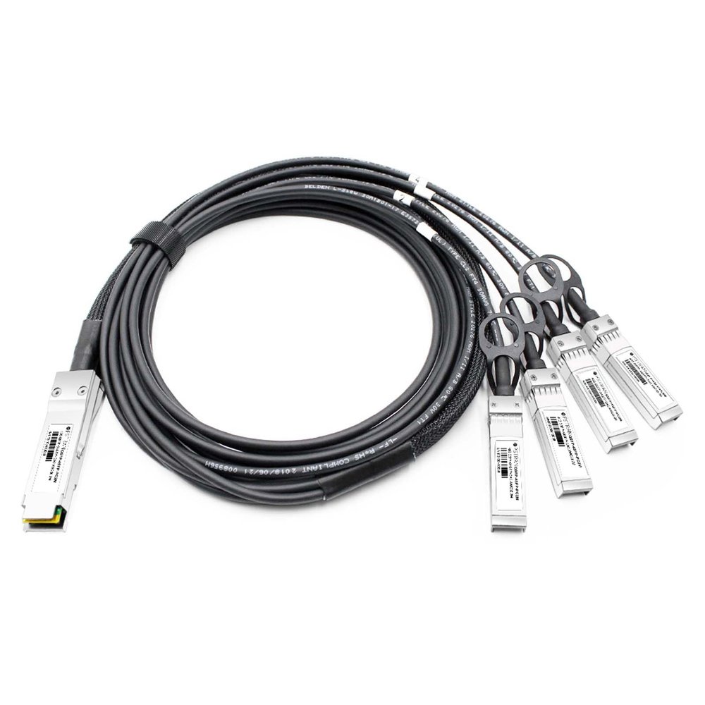 OPSTRAN 40G QSFP+ to 4 x 10G SFP+ Passive Direct Attach Copper Breakout Cable Compatible with Dell 462-3633 5m (16ft)