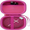 for Ultimate Ears UE MINIROLL Ultra-Portable Waterproof Bluetooth Speaker Hard Protective Case, Portable Travel Case Replacement (Calming Pink Case) - co2CREA view 2