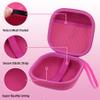 for Ultimate Ears UE MINIROLL Ultra-Portable Waterproof Bluetooth Speaker Hard Protective Case, Portable Travel Case Replacement (Calming Pink Case) - co2CREA view 4