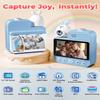 Kids Camera Instant Print Toys, Christmas Birthday Gifts for Girls Boys, 3.0 Autofocus Kids Digital Camera Toddler Camera for 3 4 5 6 7 8 9 10 11 12 Year Old Girl Boy with 32GB TF Card (Sky Blue) view 2