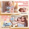 Kids Camera Instant Print Toys, Christmas Birthday Gifts for Girls Boys, 3.0 Autofocus Kids Digital Camera Toddler Camera for 3 4 5 6 7 8 9 10 11 12 Year Old Girl Boy with 32GB TF Card (Sky Blue) view 3