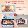 Kids Camera Instant Print Toys, Christmas Birthday Gifts for Girls Boys, 3.0 Autofocus Kids Digital Camera Toddler Camera for 3 4 5 6 7 8 9 10 11 12 Year Old Girl Boy with 32GB TF Card (Sky Blue) view 4